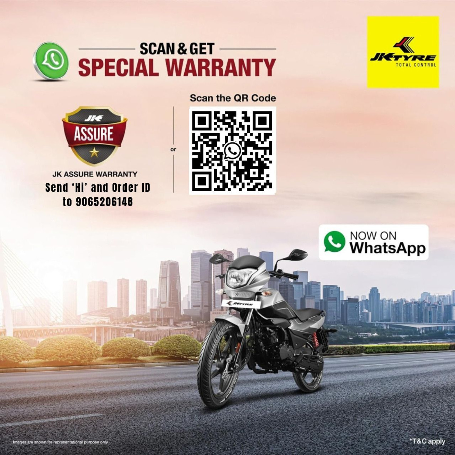 Image of JK TYRE 90 /90-17 Blaze BF44 90 /90-17 Blaze BF44 Front Two Wheeler Tyre