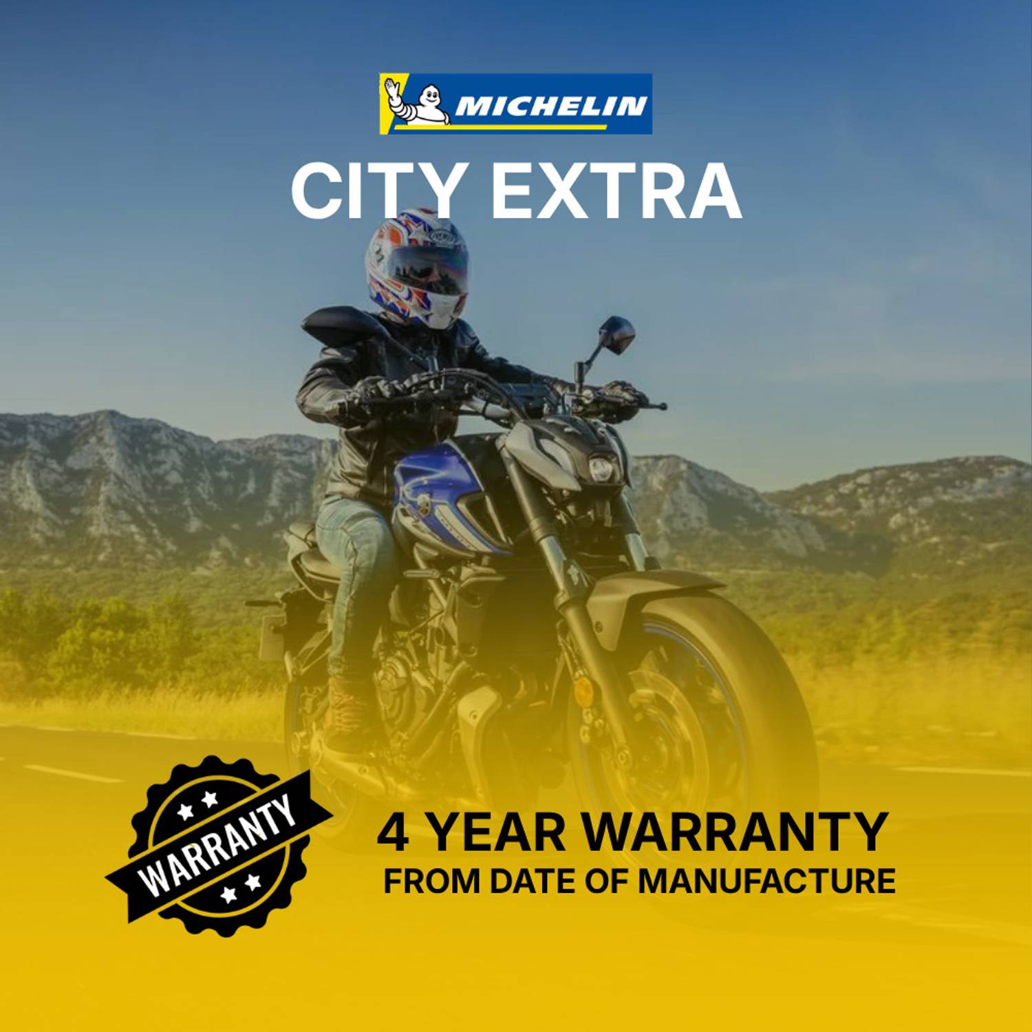 Michelin 90/100-R10 City Extra Tube Tyre - Image 5