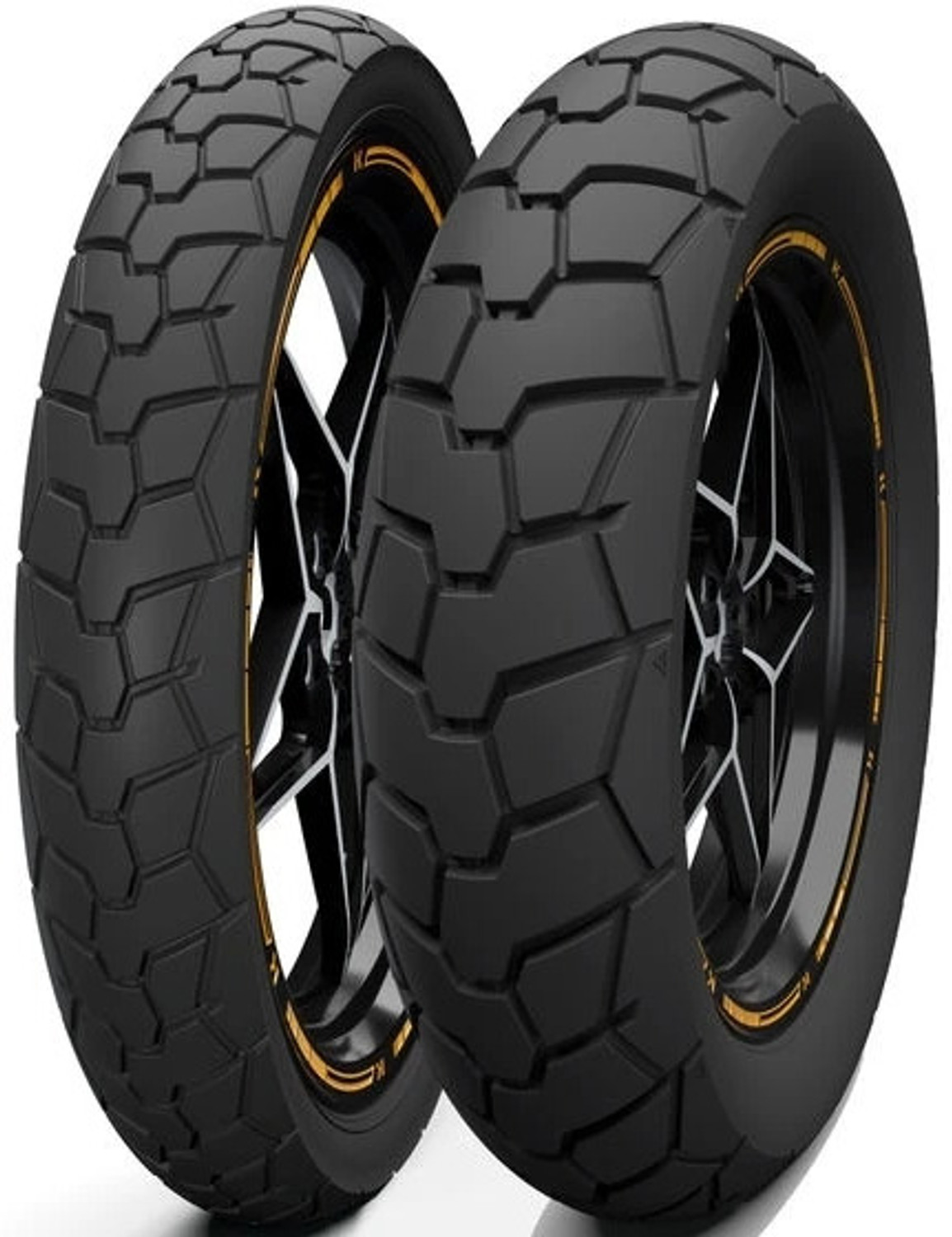 Image of CEAT 90 /90-R21 & 140 /80-R17 HIMALAYAN 450 COMBO PACK 2 TYRES ( FRONT & REAR ) GRIPP RAD STEEL Front & Rear Two Wheeler Tyre