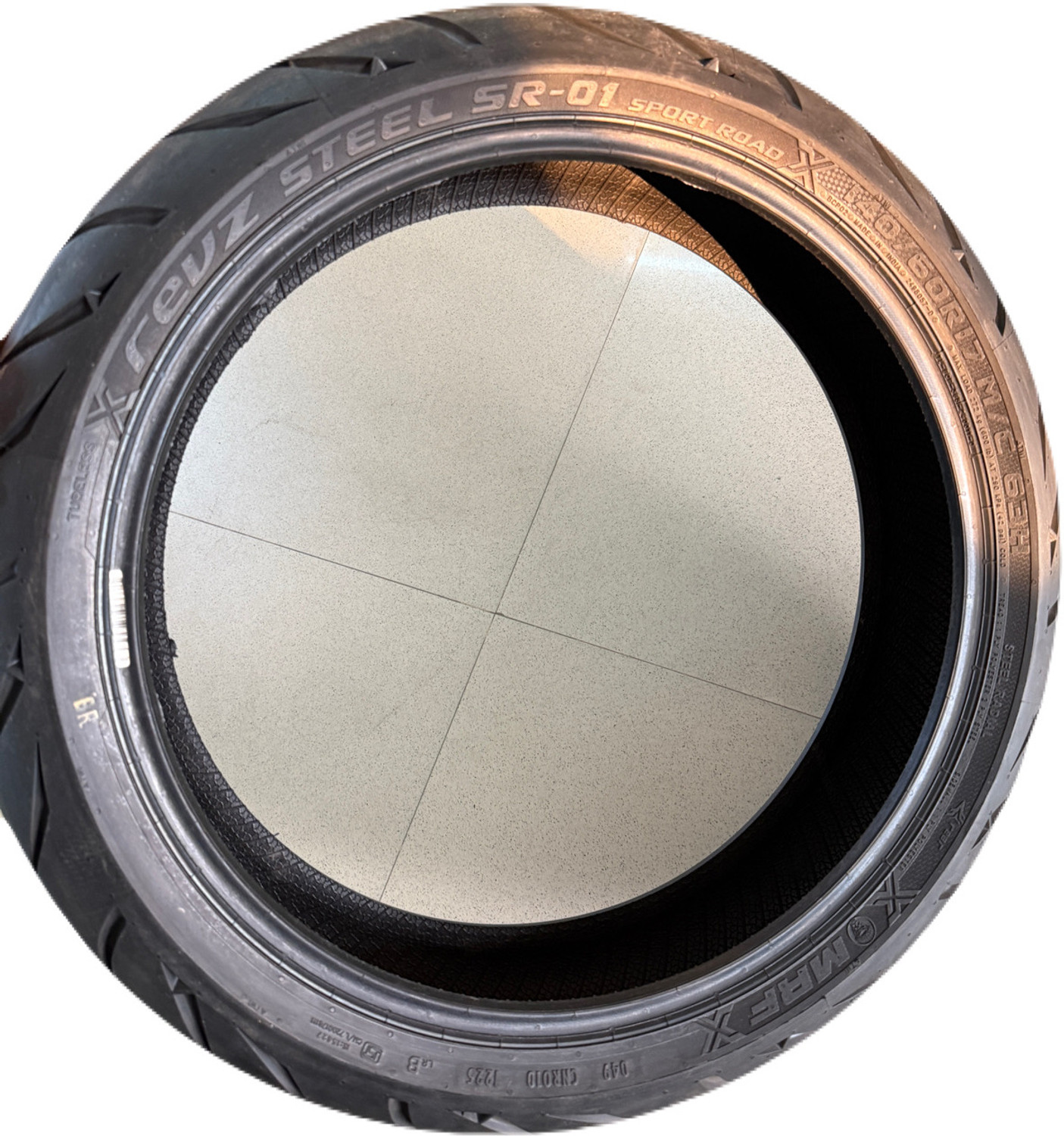 Image of MRF 140 /60 R17 63H Revz STEEL SPORT Radial ( New model ) 140 /60 R17 63H Rear Two Wheeler Tyre