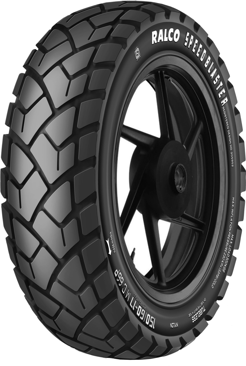 Image of Ralco SPEED BLASTER 140 /70-17 Rear Two Wheeler Tyre