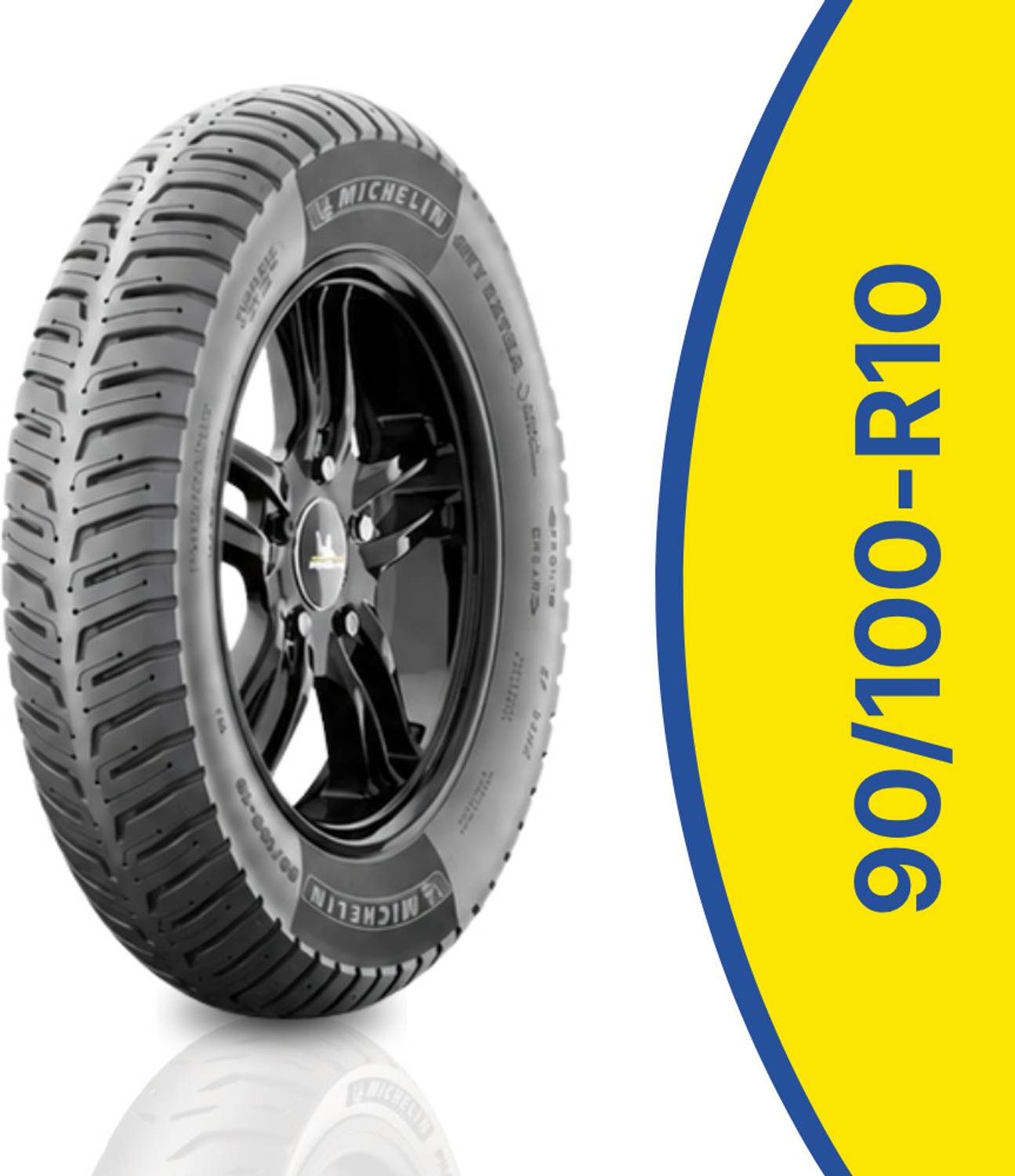 Michelin 90/100-R10 City Extra Tube Tyre - Image 1