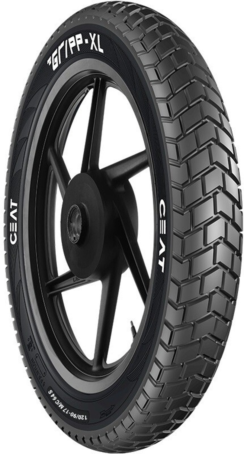 Image of CEAT GRIPP XL TT 64S 120 /90-17 Rear Two Wheeler Tyre