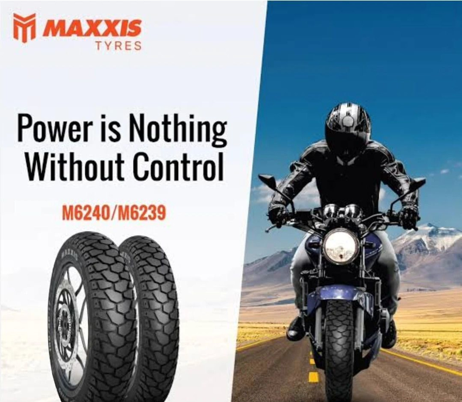 Image of Maxxis 90 /90-R21 & 120 /90-R17 MAXXPLORE TUBE TYPE COMBO PACK 2 TYRES ( FRONT & REAR ) HIMALAYAN Front & Rear Two Wheeler Tyre