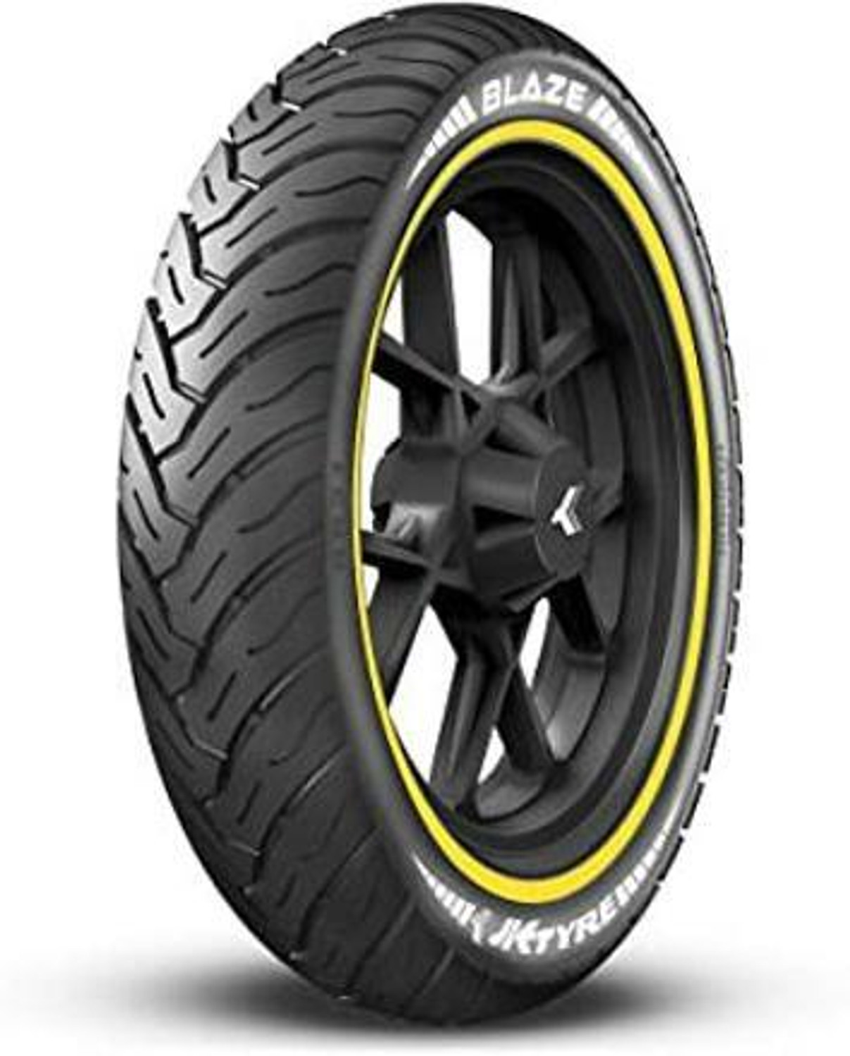 Image of JK TYRE 100 /90-17 BLAZE RYDR BR23 TUBELESS BIKE REAR TYRE Rear Two Wheeler Tyre