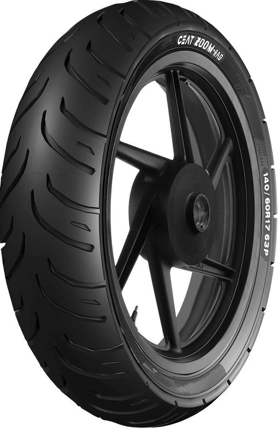 Image of CEAT 130 /70 R17 ZOOM RAD 130 /70 R17 Rear Two Wheeler Tyre