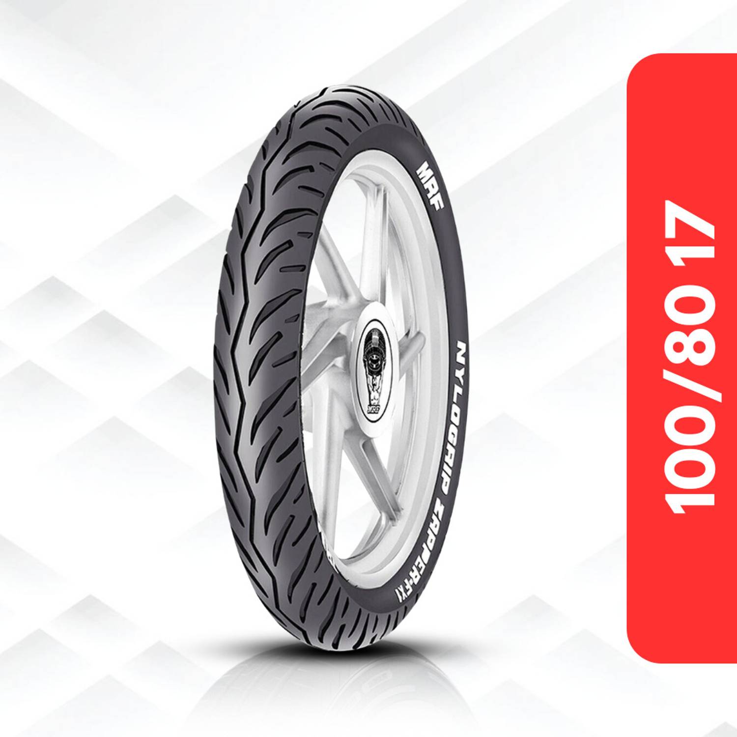 MRF Zapper-FX1 100/80-17 TL 100/80-17 FX1 Front Two Wheeler Tyre