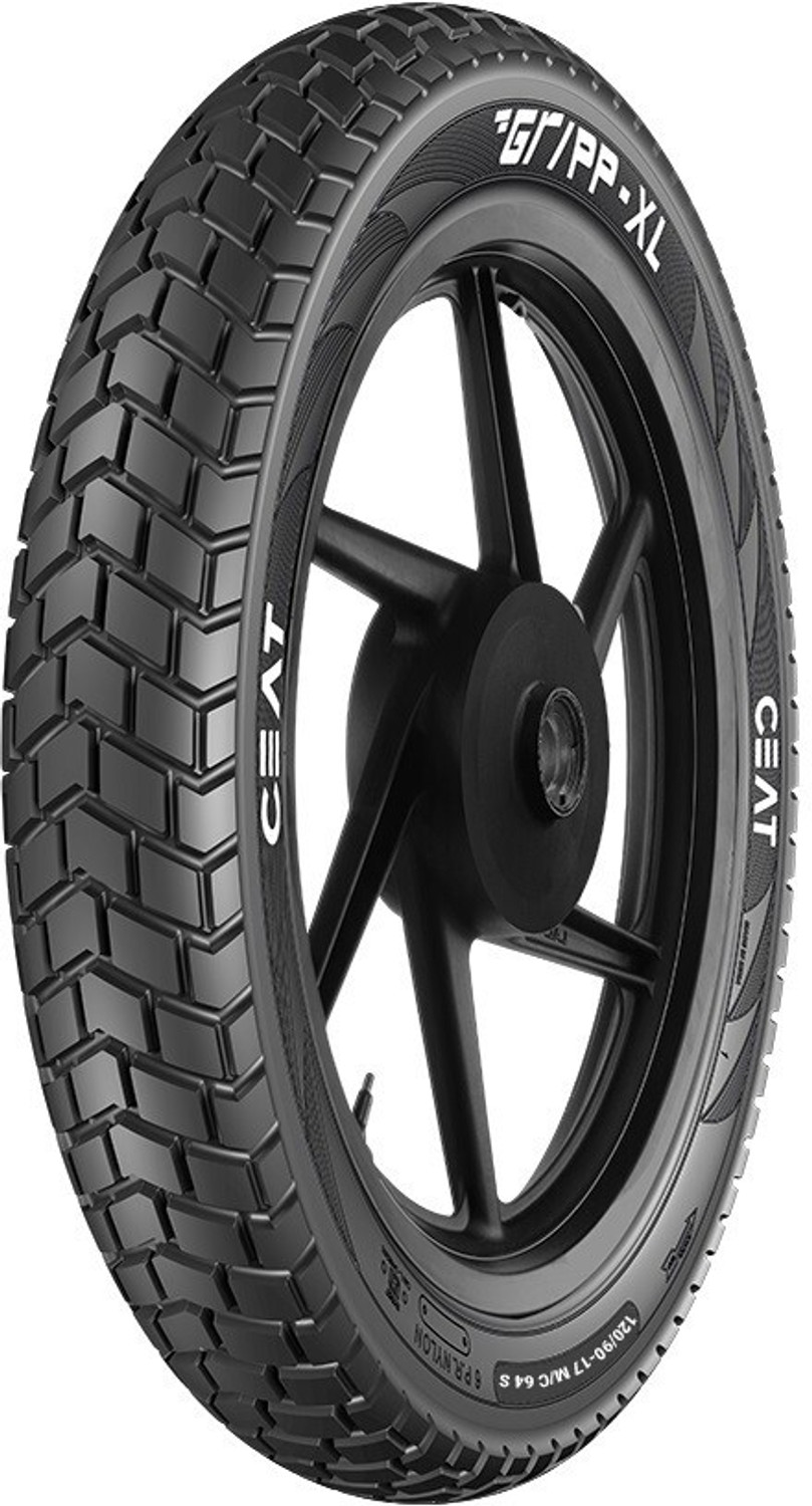 Image of CEAT GRIPP XL TT 64S 120 /90-17 Rear Two Wheeler Tyre