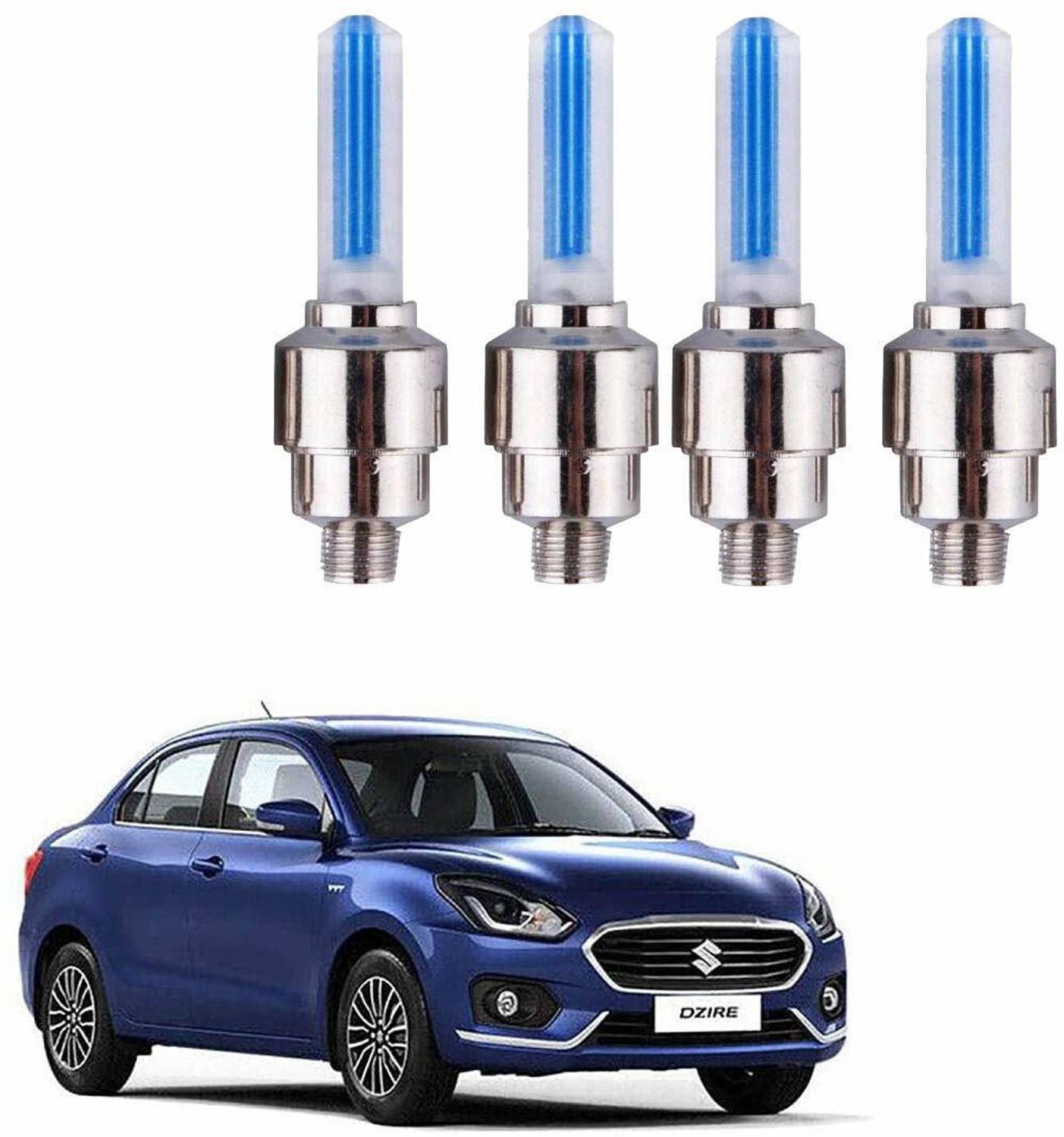 A4S Plastic Tyre Valve Cap for Car, Bike