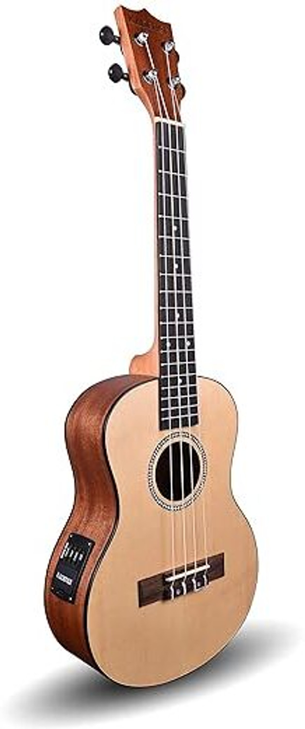 Image of KADENCE Ukulele Concert 24 inch, Spruce Top with Bag (Semi /Electro Acosutic) Concert Ukulele