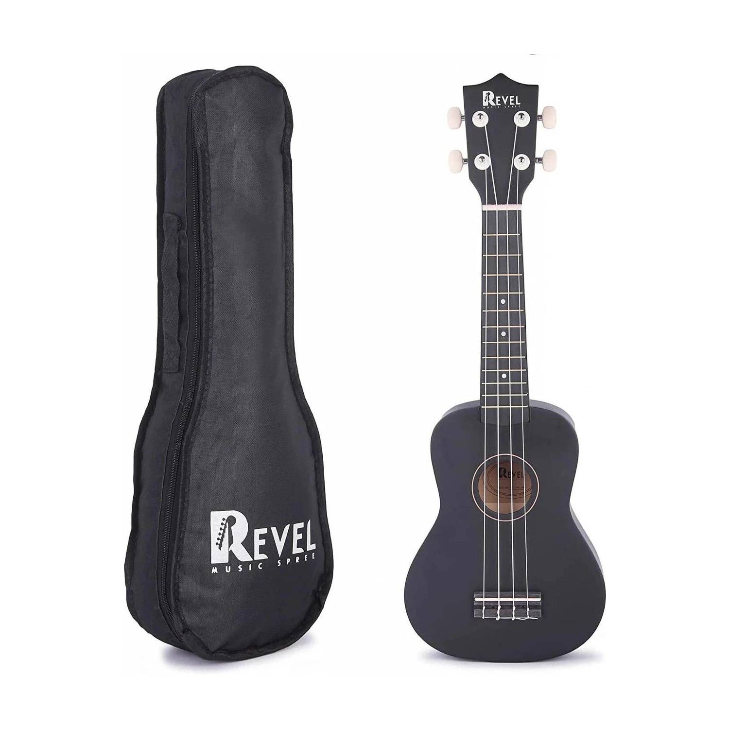 REVEL RVL-UK21-BK Soprano Ukulele