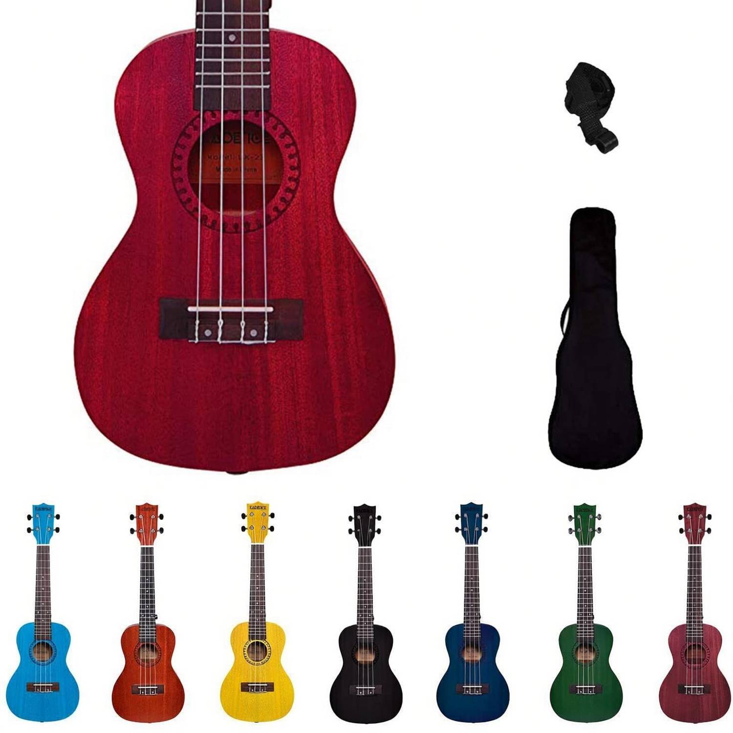 KADENCE Concert Ukulele 23" Spring Summer Collection of Ukuleles- fluorocarbon strings Concert Ukulele