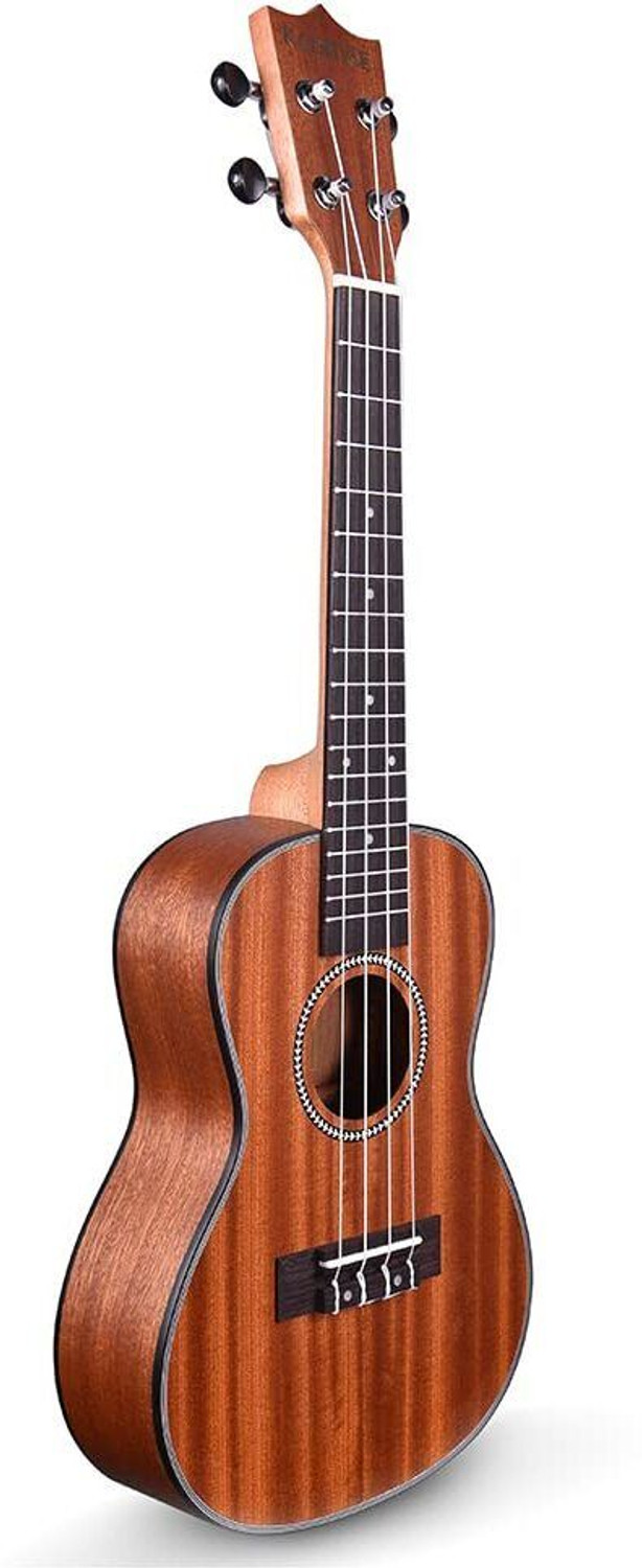 Image of KADENCE 24 inch Concert Ukulele Mahogany wood Fluorocarbon Strings- Brown (Super Combo) Concert Ukulele