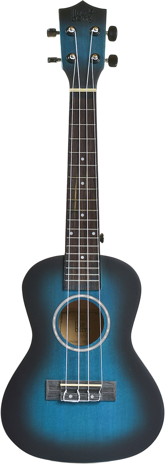 Image of BLUEBERRY UK-50-BLUEBURST Concert (24 Inch) Body Sapele and Mahogany Concert Ukulele