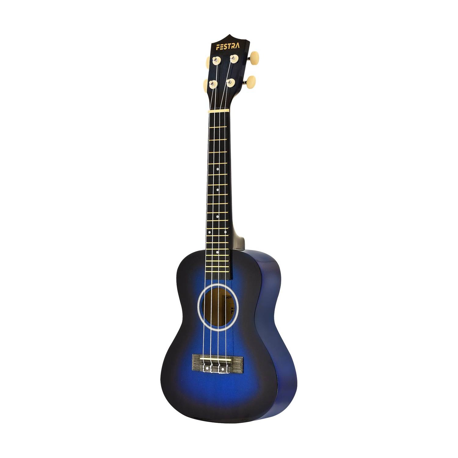 BLUEBERRY UK-40-BLUEBURST Concert (24 Inch) Aquila String | Body Sapele and Mahogany Concert Ukulele