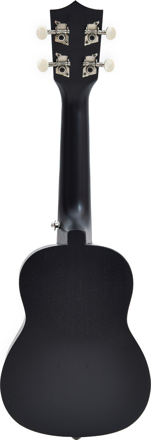 Image of BLUEBERRY UK-11 Black Soprano (21 Inch) Body Sapele and Mahogany Soprano Ukulele