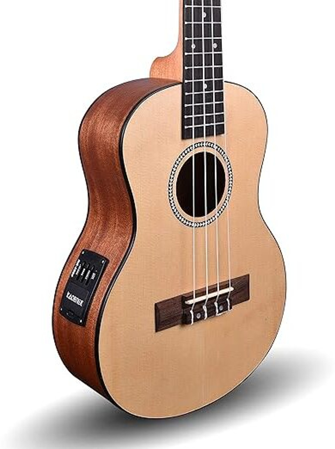 Image of KADENCE Ukulele Concert 24 inch, Spruce Top with Bag (Semi /Electro Acosutic) Concert Ukulele