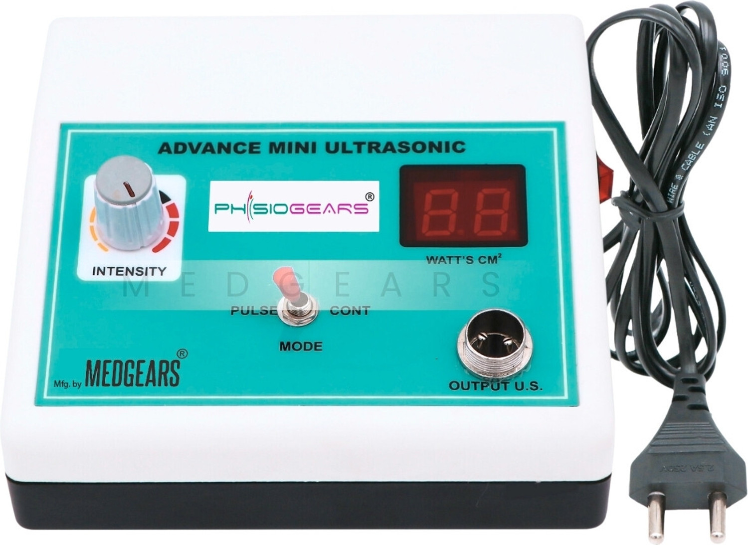 Image of Physiogears Physiotherapy Therapeutic Ultrasound Portable Ultrasound Therapy Mini Ultrasound Physiotherapy for All Pain Relief Device with One Year Warranty Ultrasound Machine