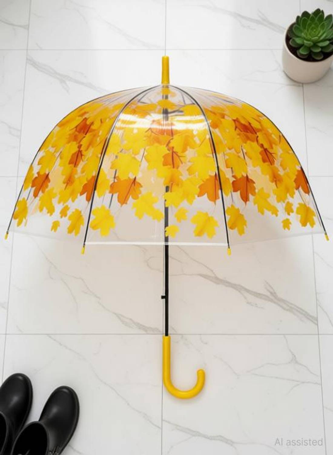 starStore Transparent Mushroom Shape Bubble Umbrellas Umbrella