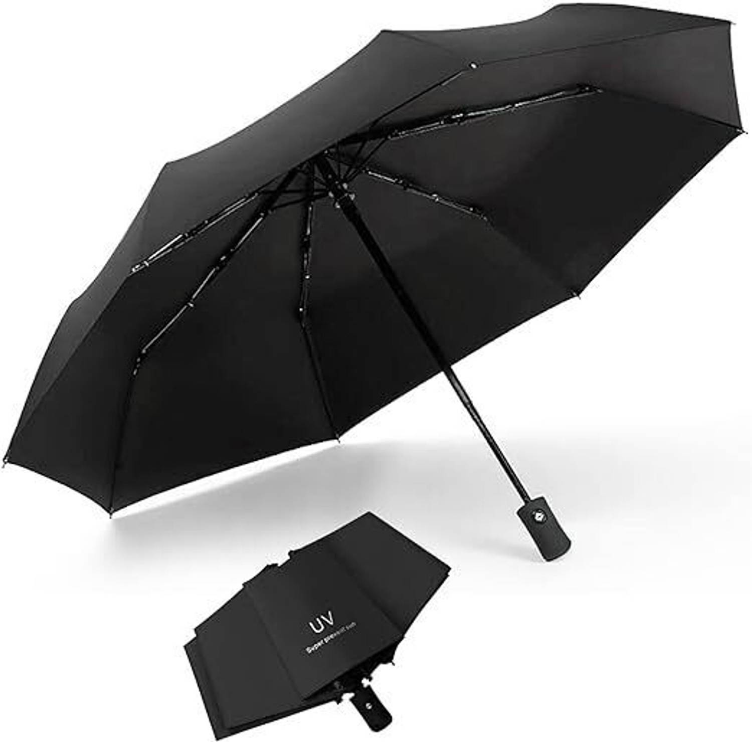 Umbrelix 3 Fold Automatic UV Protection Foldable Rain Umbrella for Men & Women Umbrella