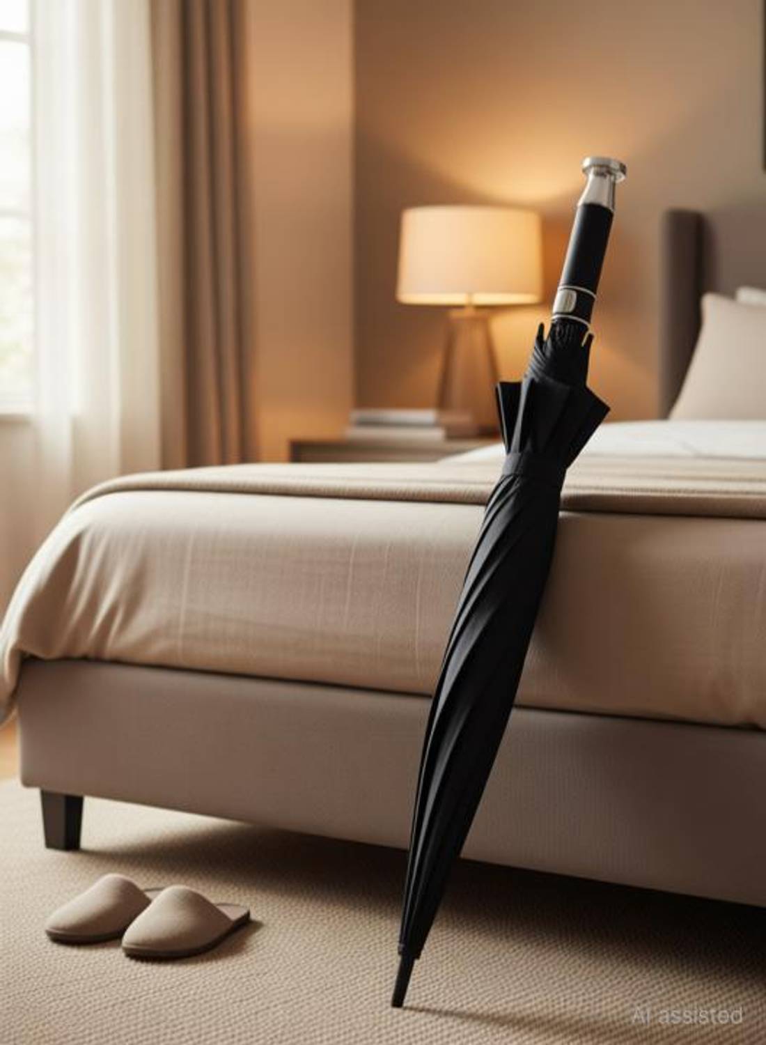 Nafeio Long Handle umbrella 47 inch Auto open Umbrella Umbrella