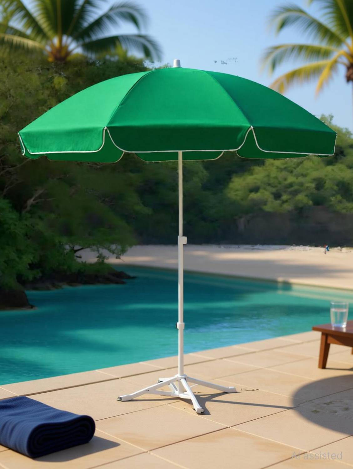 RAINVIBE Outdoor Garden Umbrella Beach and sun umbrella With Stand 6ft/36 in garden Umbrella
