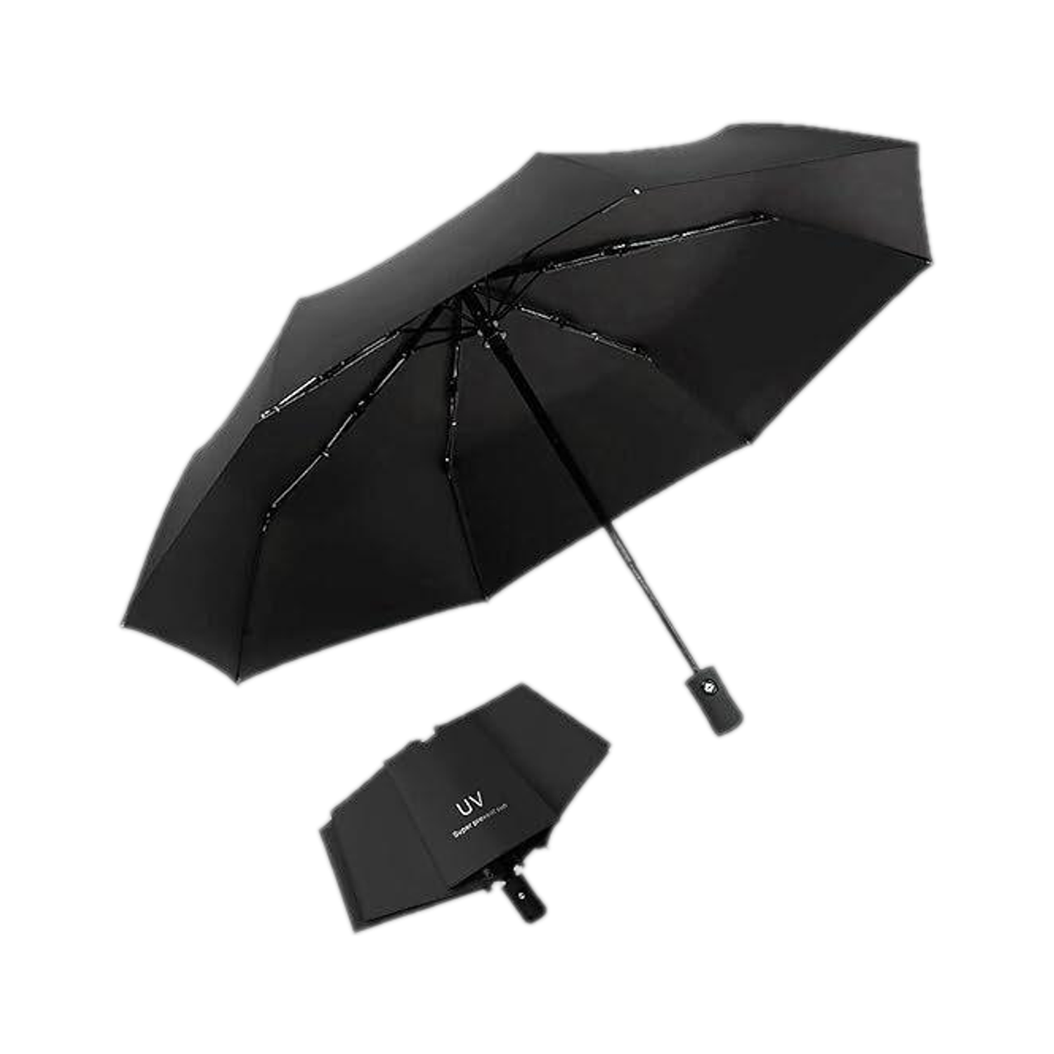 XBEY 1PC - 3 Fold with Auto Open/Close Travel | Man, Woman & Child 8-Ribs Umbrella Rs. 249 - Flipkart