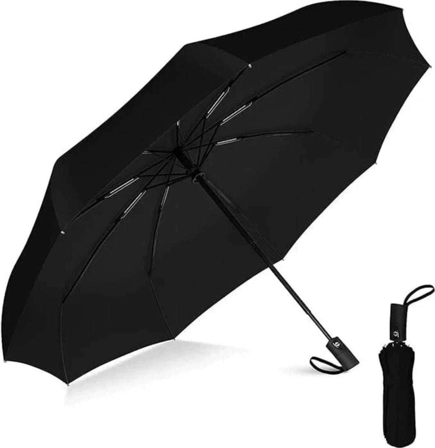 Image of Umbrelix 3 Fold Fully Automatic Umbrella for Rain & UV Protection Umbrella