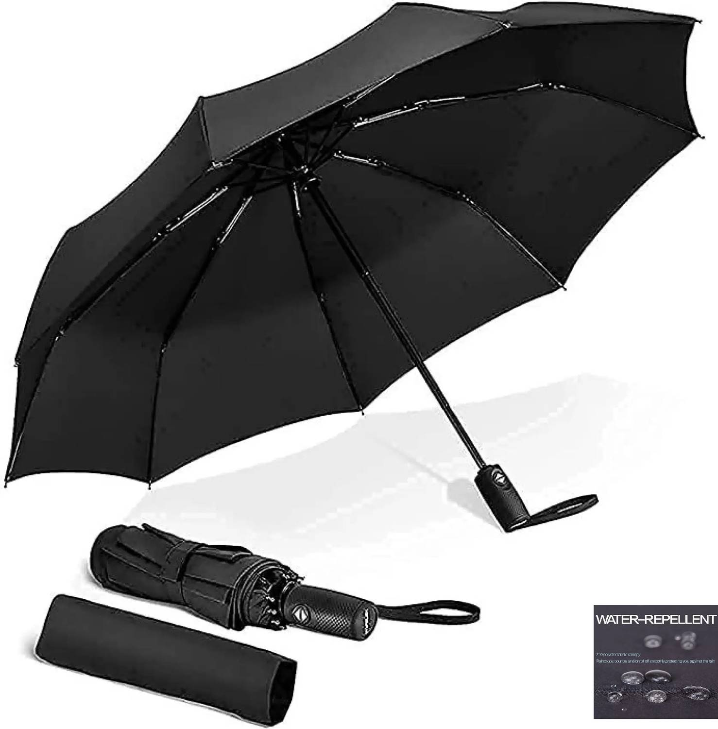 Arrom Auto-Open Windproof Umbrella, 3-Fold Design, Sun & Rain protection Umbrella