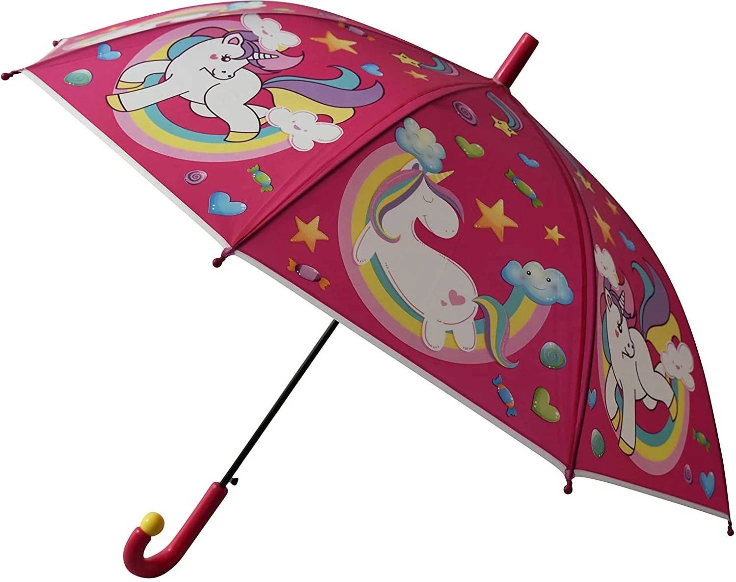 Vital Creations Rainbow Unicorn Umbrella for Girls, Umbrella for kids, Umbrella Umbrella