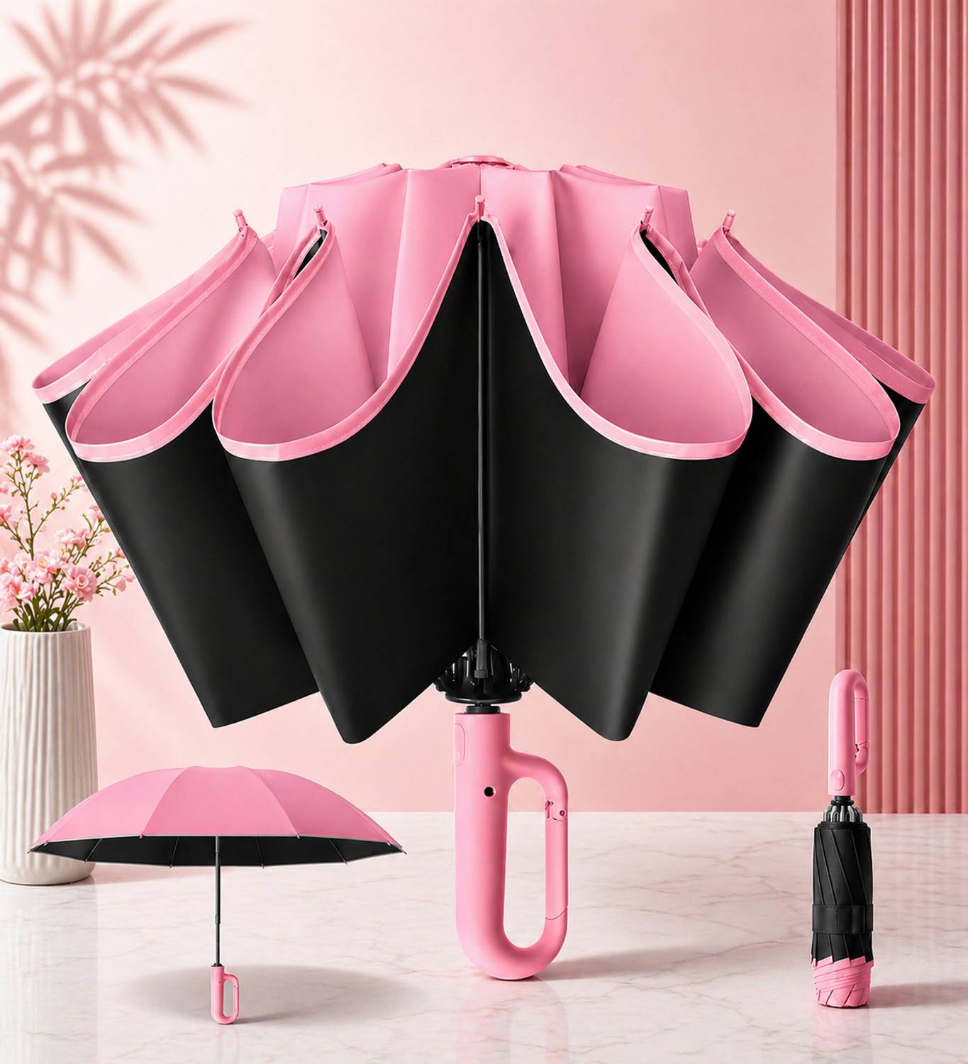 Niubee UV Big Size Umbrella for Sun Protection Rain Windproof large 2 fold formen women Umbrella