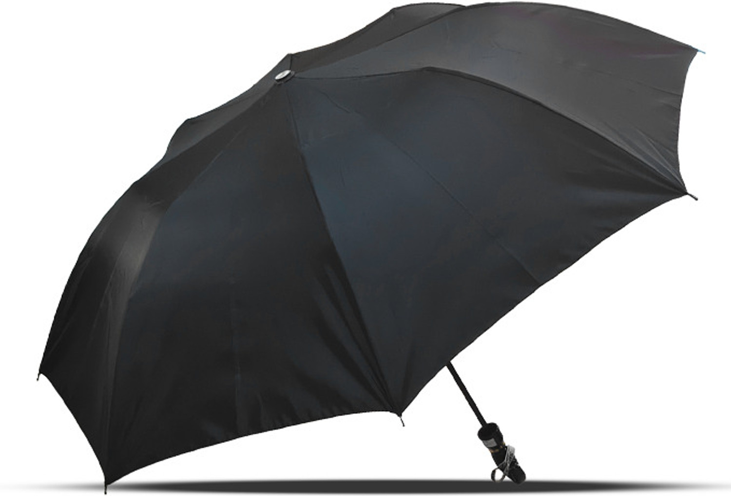 Image of Sharkk DICTATOR 59 2-Fold Heavy-Duty Black Umbrella for Men Umbrella