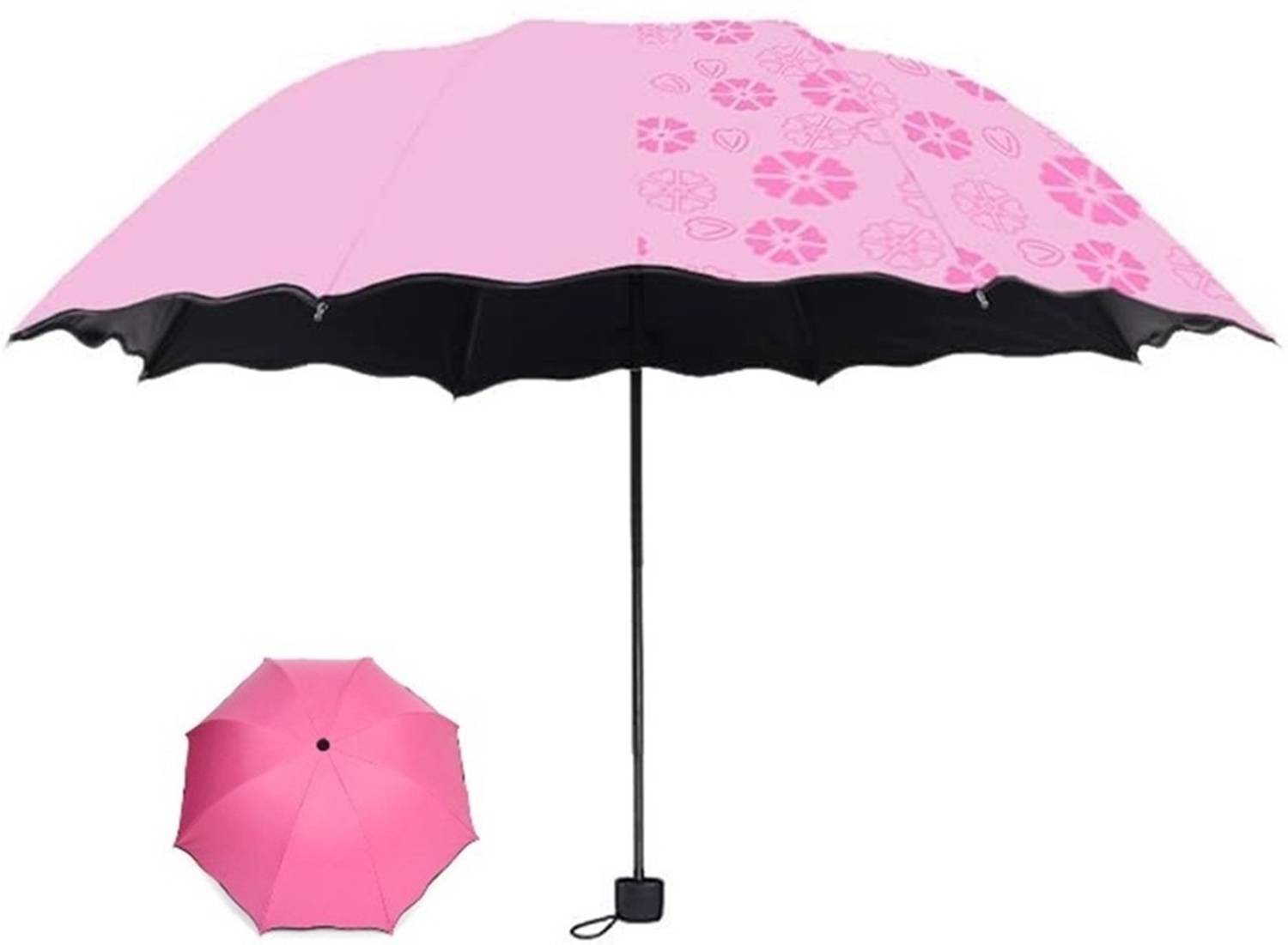 NIRMATSARAY 3 Fold Travel Compact Umbrella for Men And Women use in Rain And Sunlight Umbrella