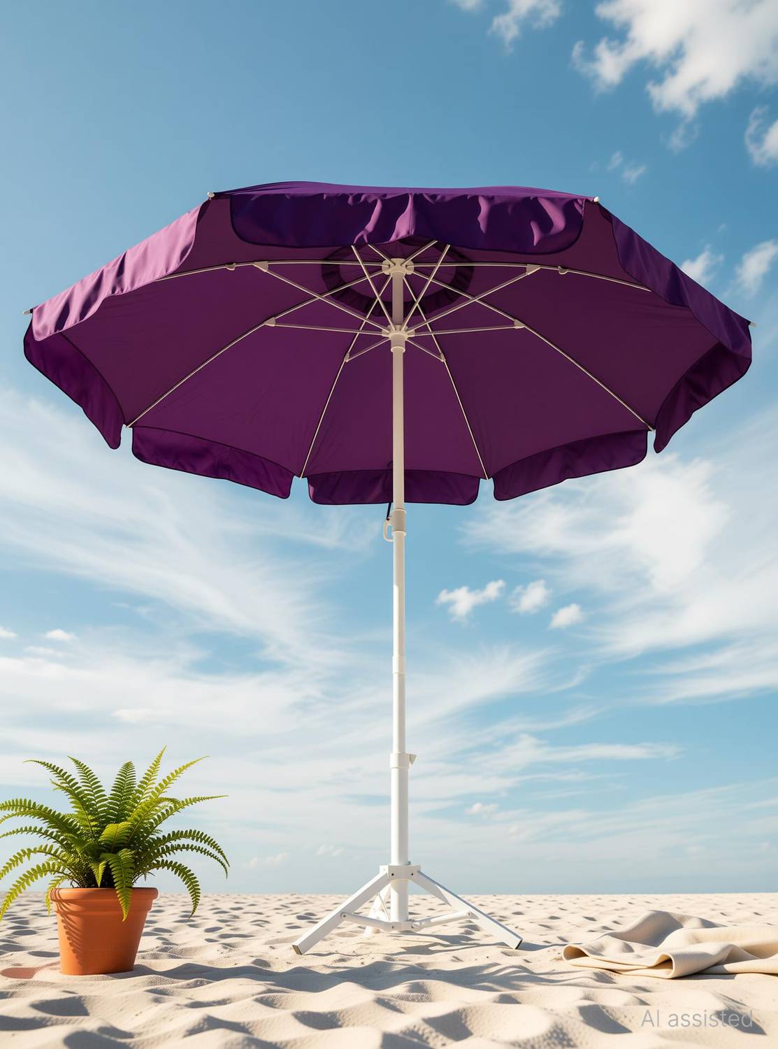 BLUEBUDS 36in/6ft Outdoor Garden Big Size Umbrella With Stand For Hotel,Restaurants Umbrella