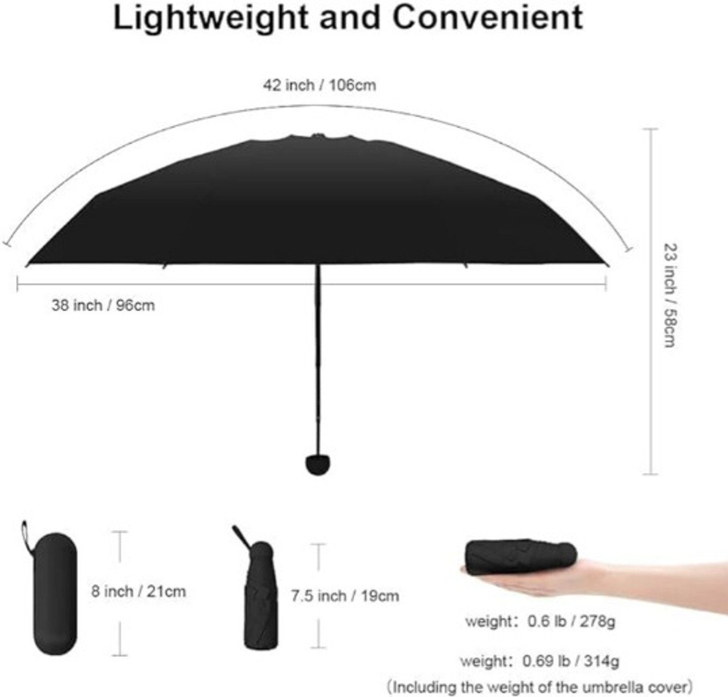 Image of Rknmart pack umbrella Umbrella