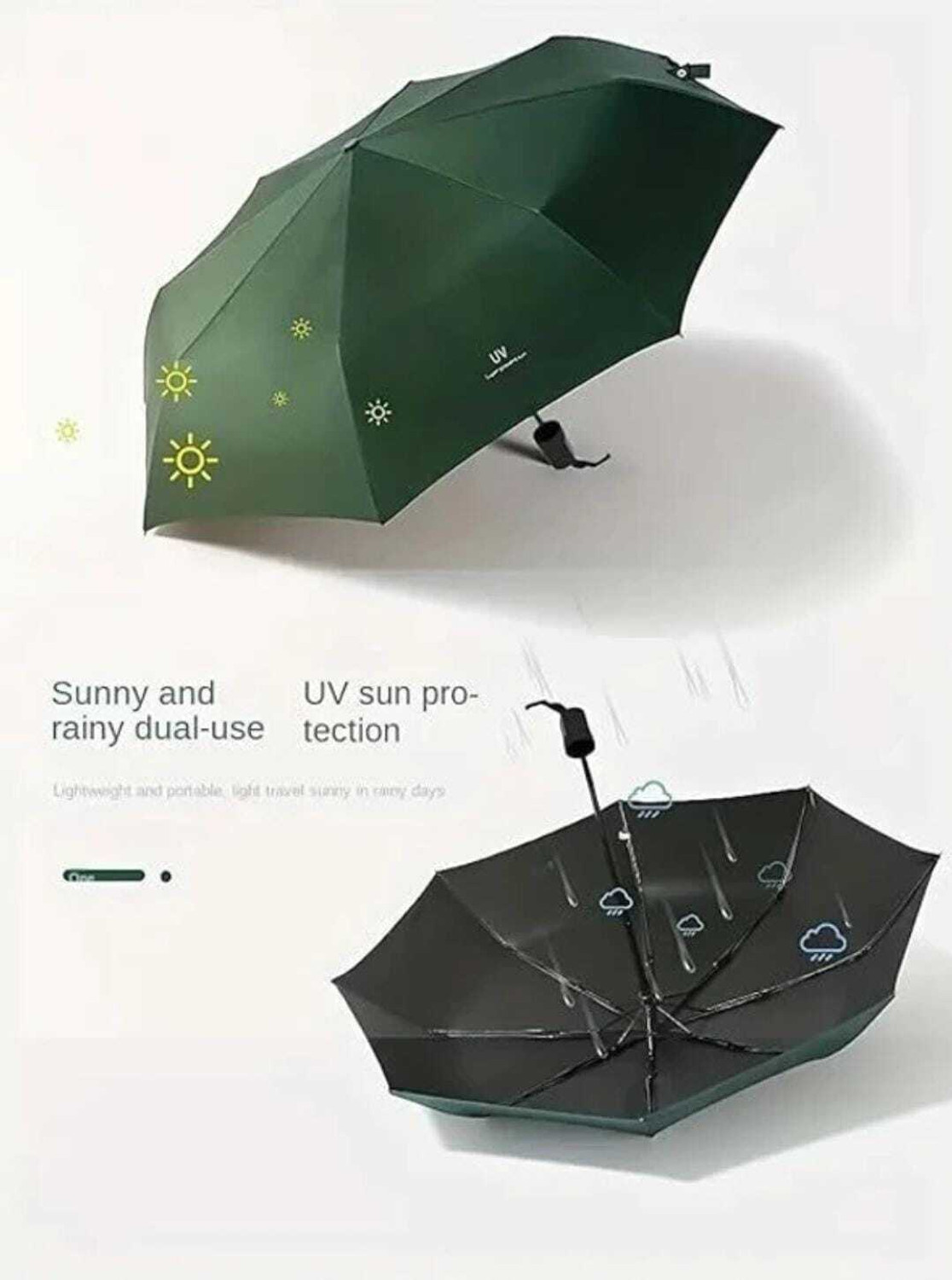 Image of HKZ-YG UV Foldable Umbrella | Windproof Auto Chhata for Men & Women Umbrella Umbrella