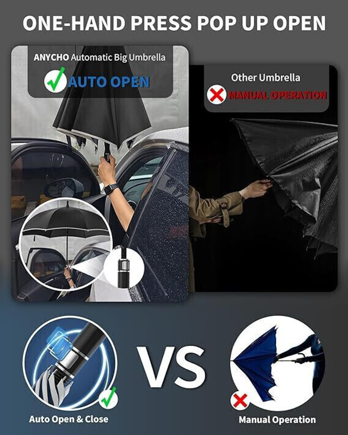 Image of REMICH Big Size Windproof Rolls Royce Umbrella High Quality Golf Umbrella Umbrella