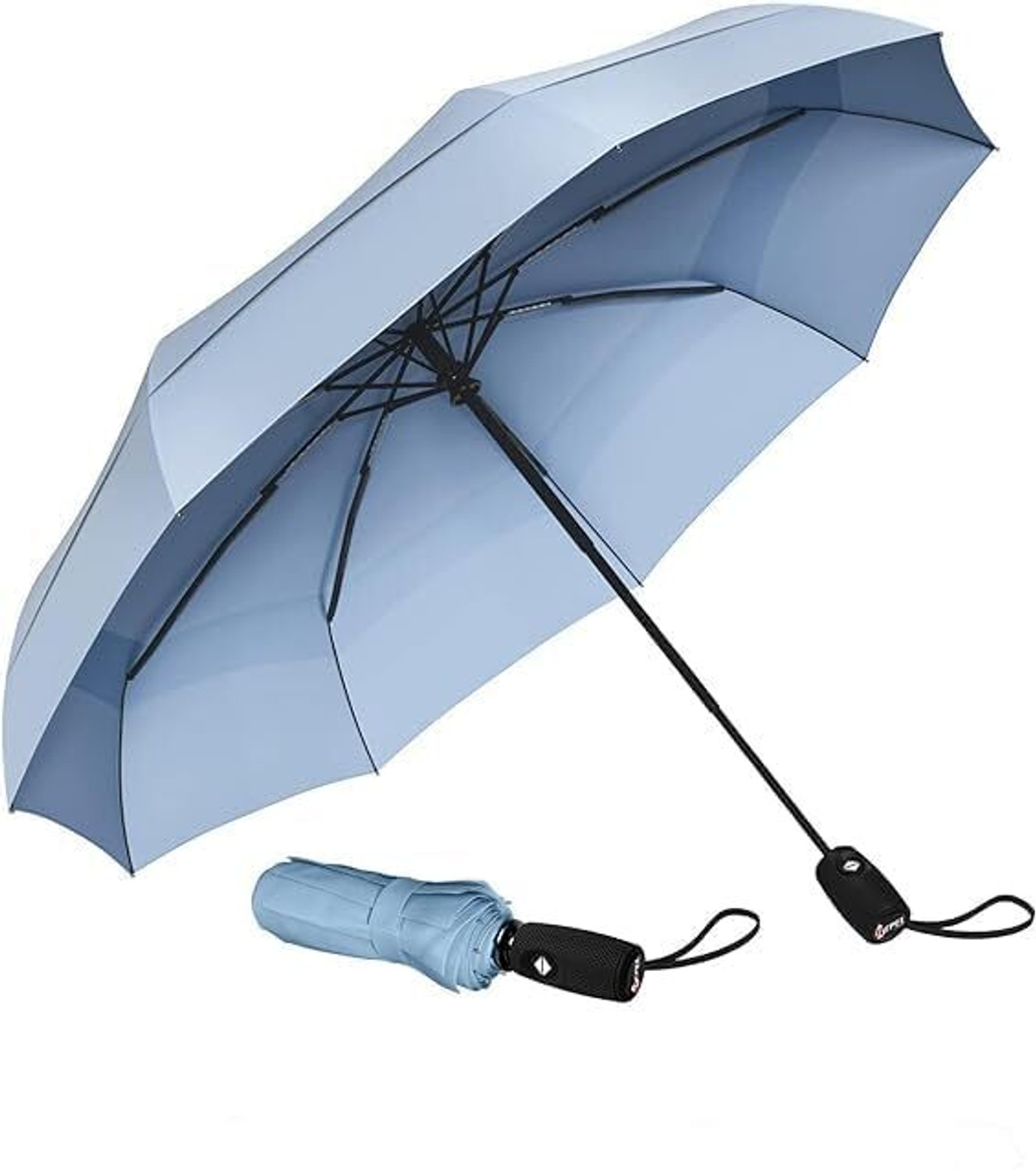 Image of BONTEC Large 42 inch 3 Fold Auto Open & Close Umbrella Umbrella