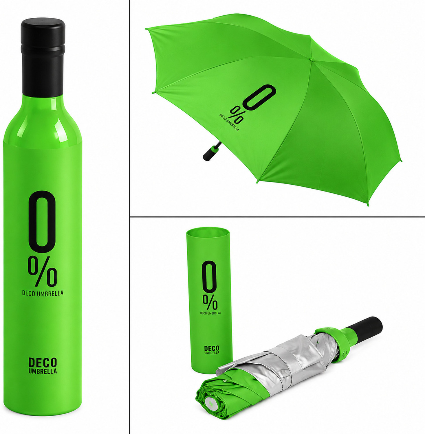 Image of Isha Compact Portable Travel Umbrella With Plastic Case Umbrella