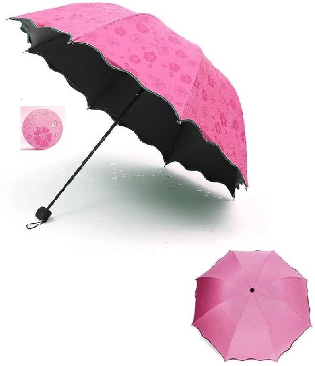 LAKSHMINARAYAN SALES 3 Fold Anti UV Protection Travel magic umbrella for men, women & Children Umbrella