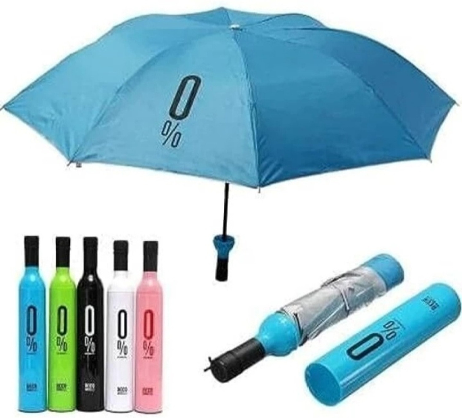 Image of Mobofix Double layer Umbrella with Bottle cover Umbrella