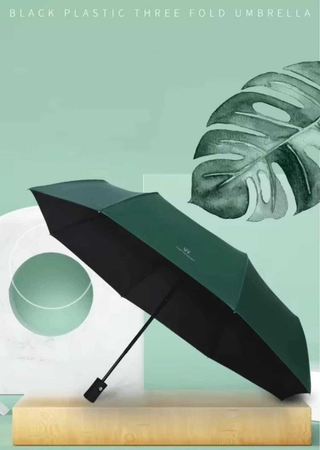 Image of HKZ-YG UV Foldable Umbrella | Windproof Auto Chhata for Men & Women Umbrella Umbrella