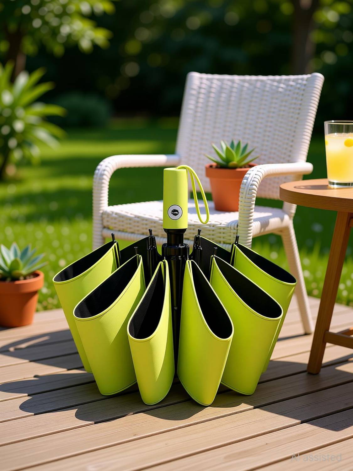 Joseph Joseph Travel Mini UV Protection Manual Open 6 Ribs Sun & Rain, with Case Umbrella