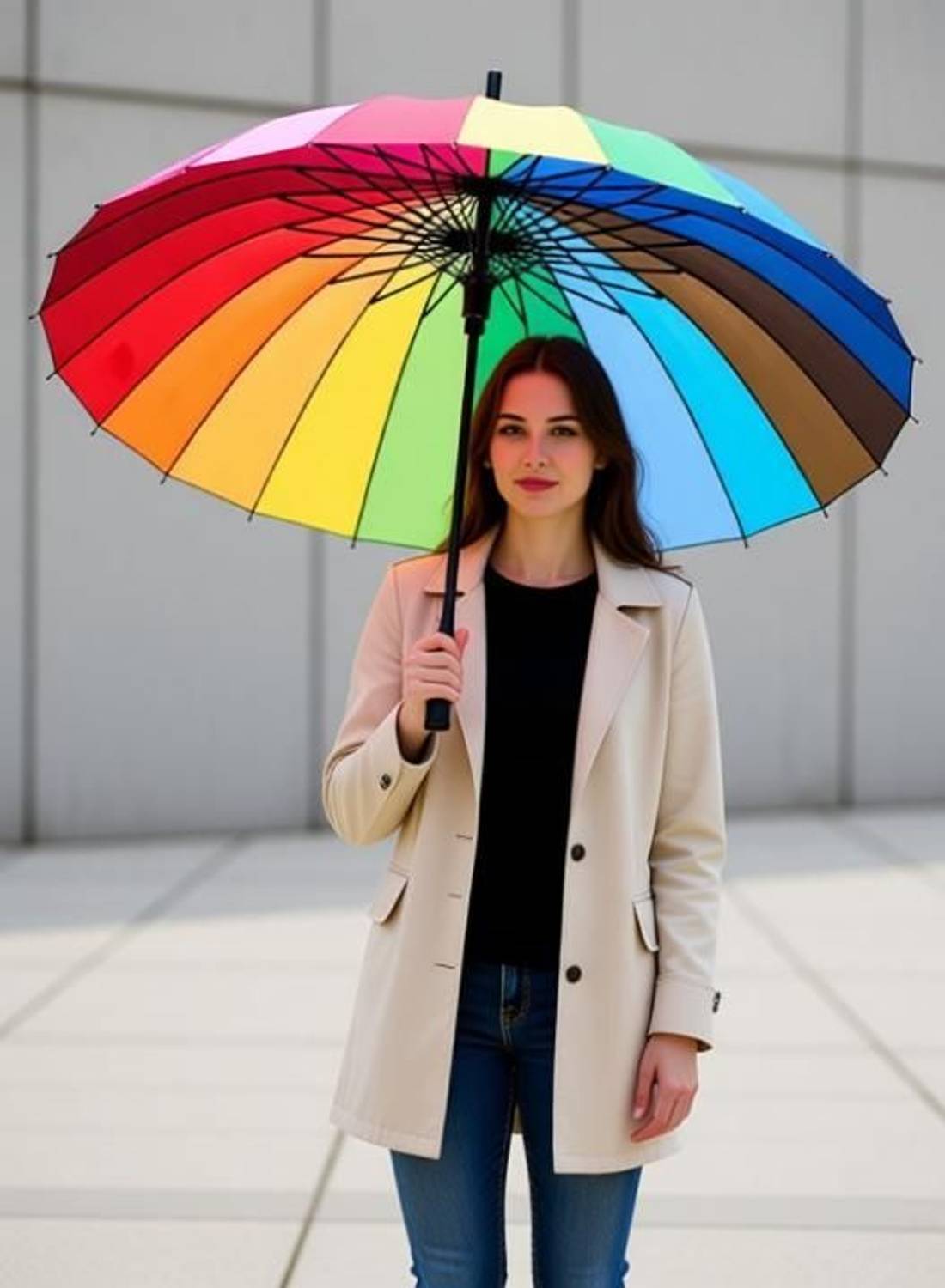 SM Enterprise Rainbow Big Umbrella - Image 2