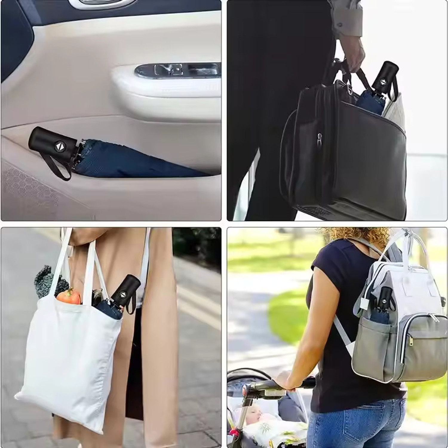 Image of LAKSHMINARAYAN SALES 3 Fold with Auto Open and Close Umbrella