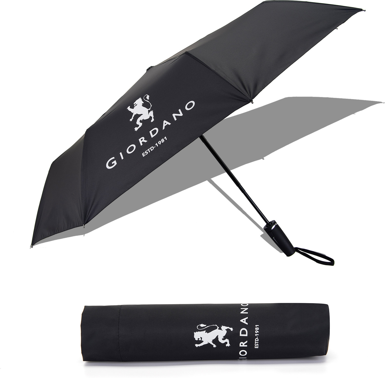 Image of GIORDANO Folding Umbrella for Unisex, Auto Open & Close, Lightweight Compact, 41 inch Canopy Umbrella