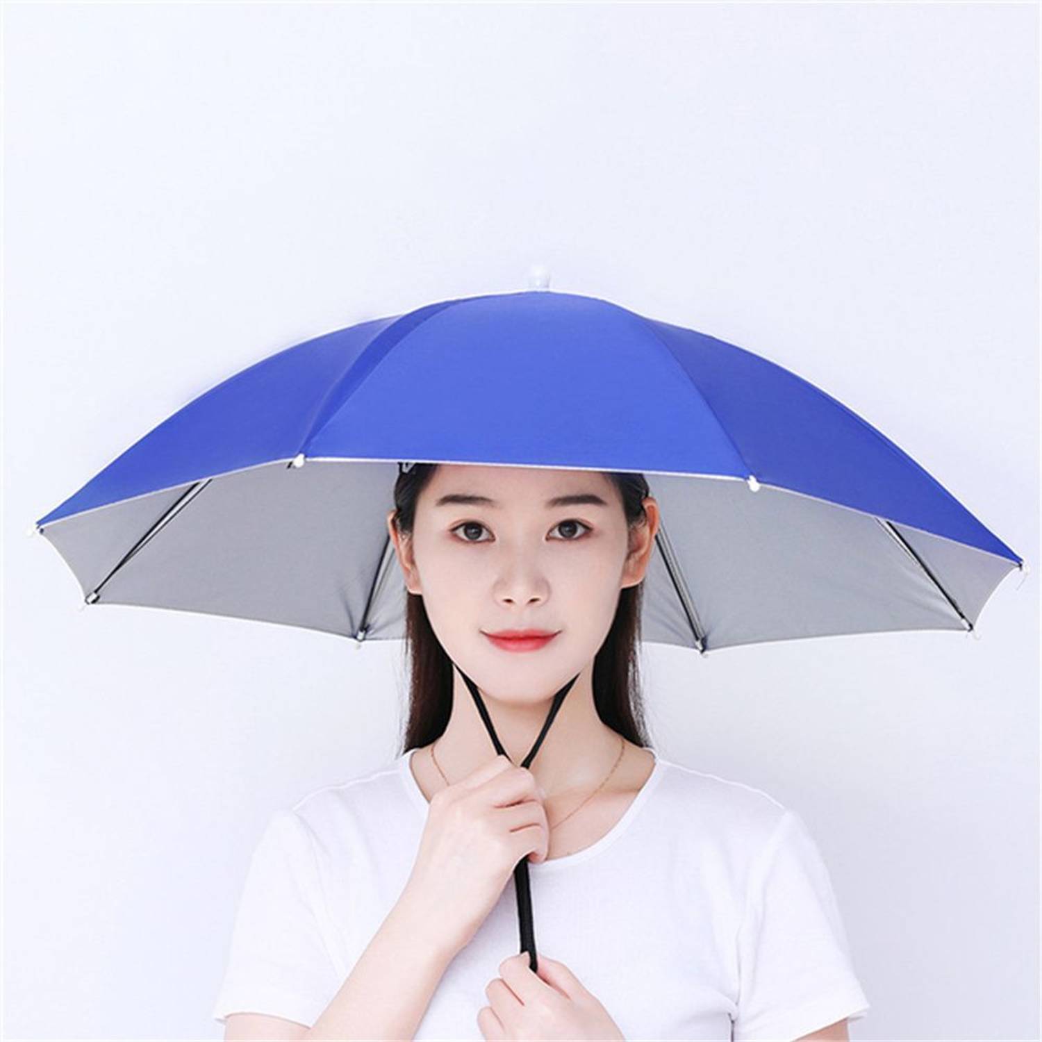 BLUE FLIX Kids Hat Design Umbrella Lightweight Waterproof Sun Shade Rain ShieldB_165 Umbrella