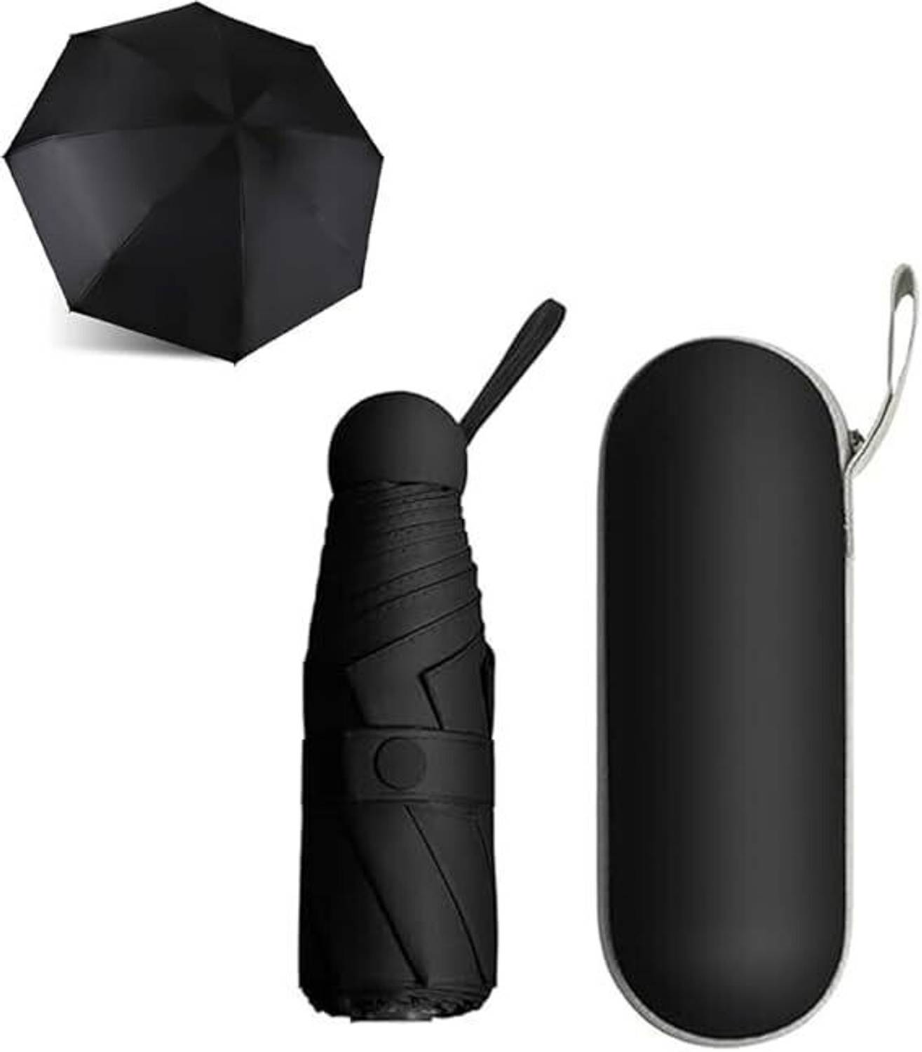 BIYALI Umbrella, Mini Folding Windproof & Compact UV Umbrella for Sun Protection Rain Umbrella
