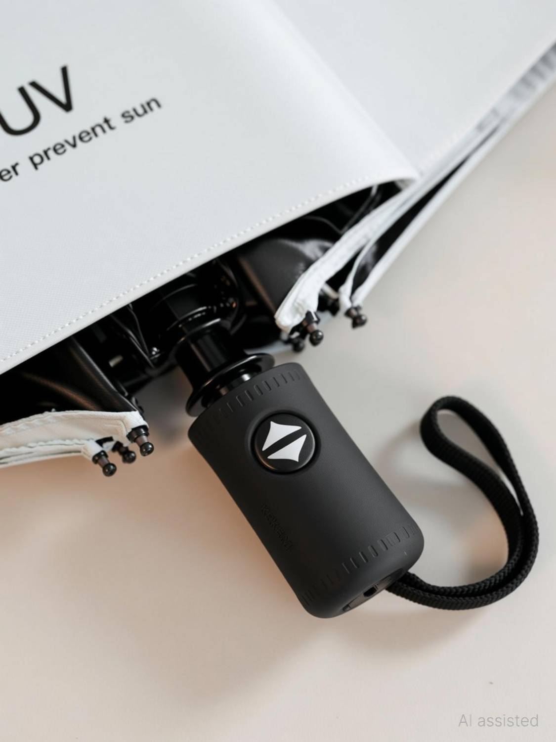 KEKEMI 3 Fold Automatic Silver Umbrella - Image 3