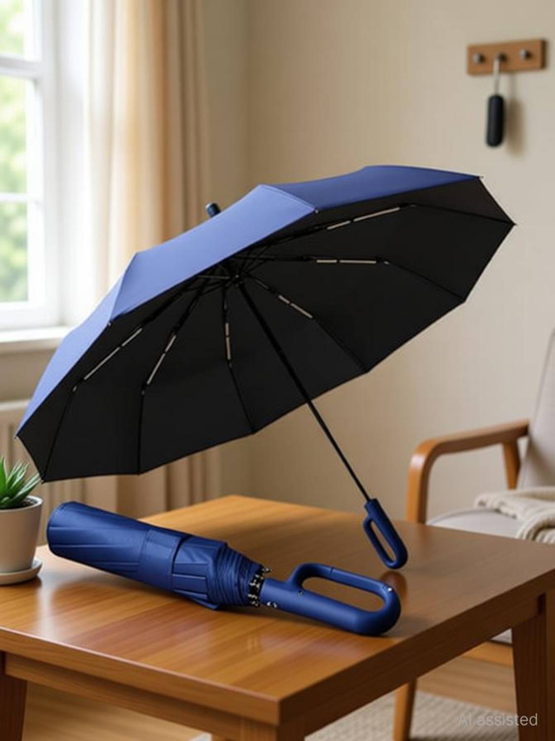JOYIN UV Protection 3 Fold Umbrella Men, Women, Kids, Girls, Boys Rain Sun Umbrella